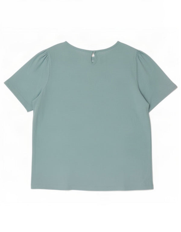 Crew Clothing Γυναικείο T-Shirt Top UK 16 μεγάλο μπλε βαμβακερό