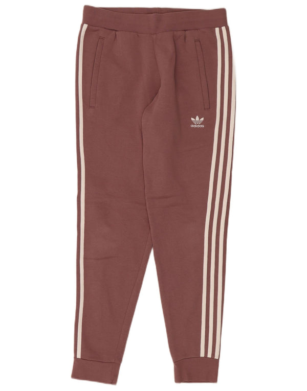 Γυναικεία αθλητική φόρμα Adidas Παντελόνι Joggers UK 10 Small Pink Cotton