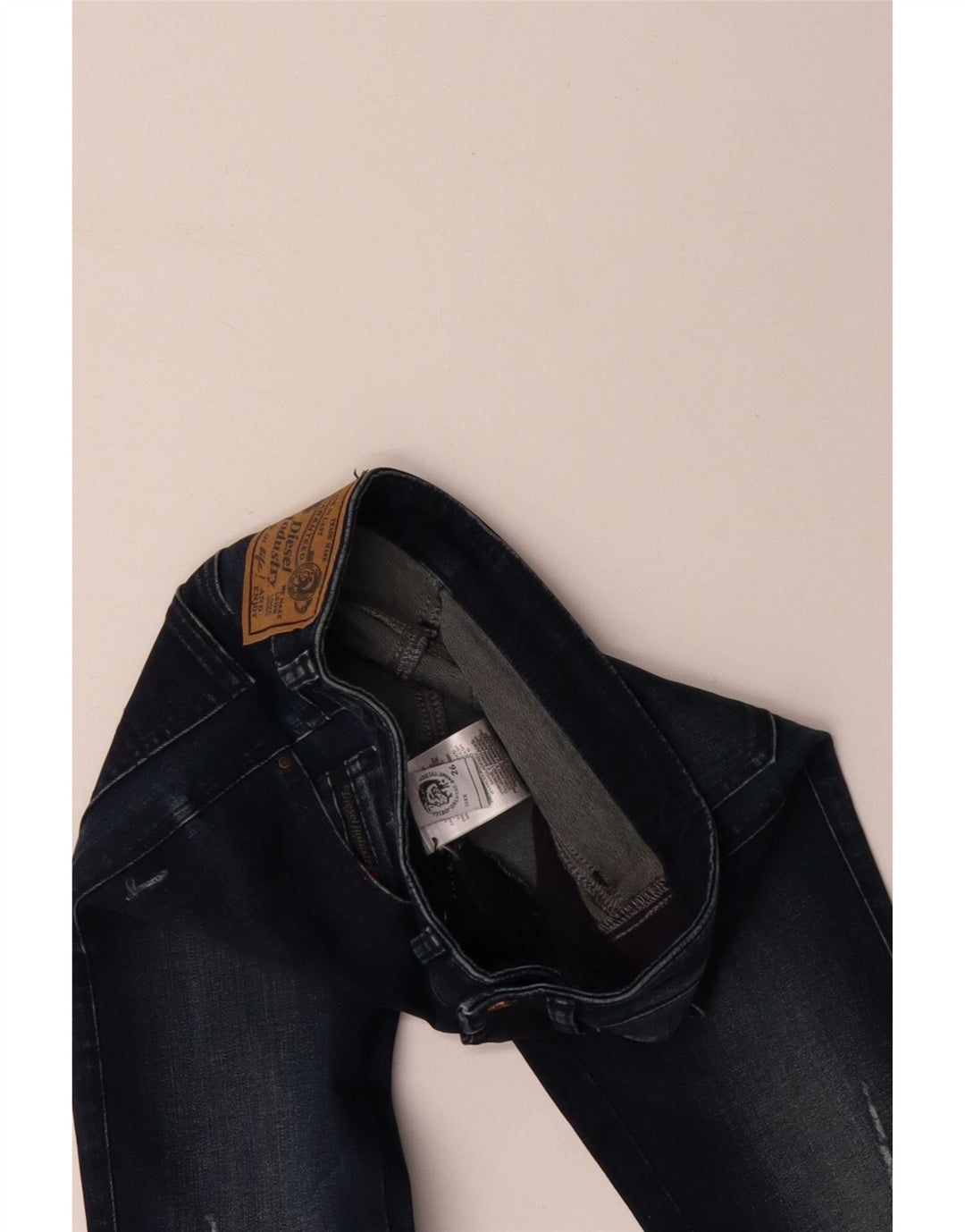 Γυναικείο στενό τζιν DIESEL Distressed Skinny W26 L29 Μπλε βαμβακερό