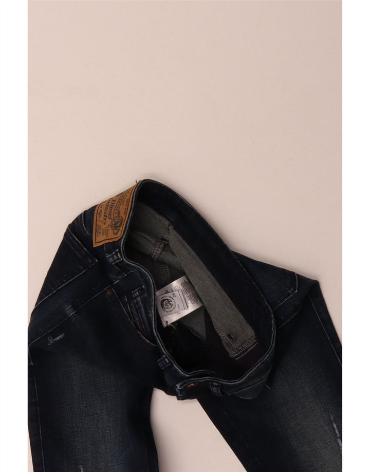 Γυναικείο στενό τζιν DIESEL Distressed Skinny W26 L29 Μπλε βαμβακερό