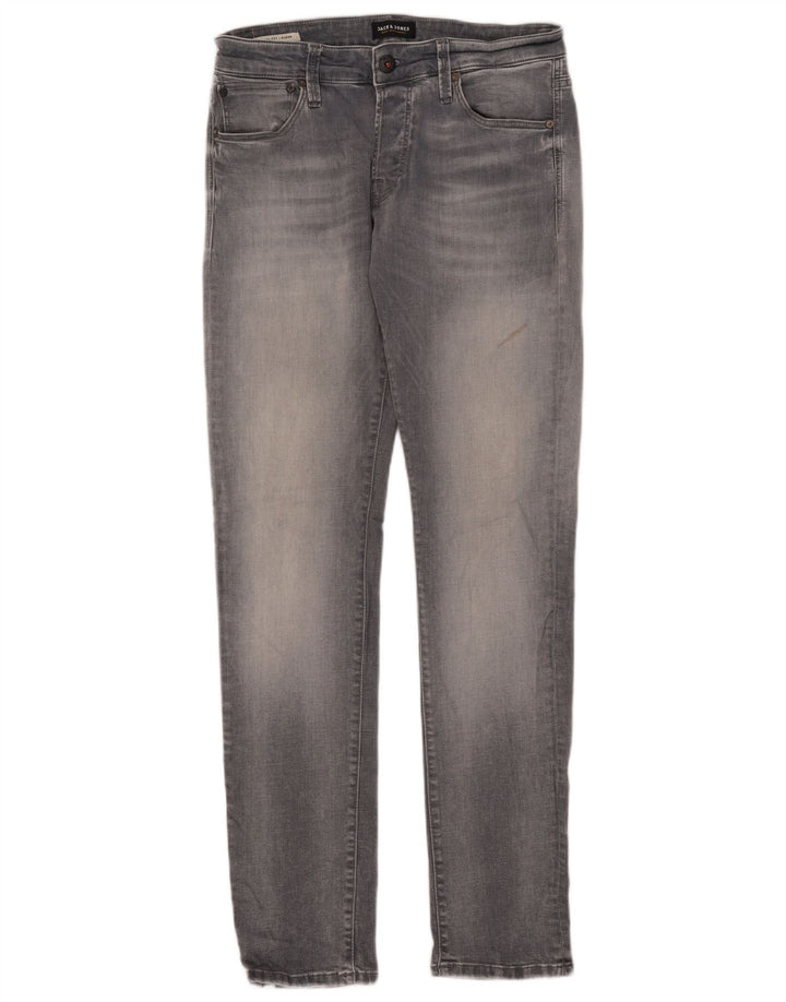 Jack & Jones Ανδρικό Τζιν GLENN Slim W33 L34 Γκρι βαμβακερό