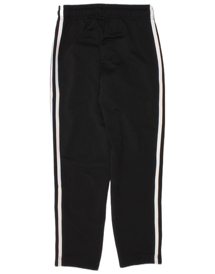 ADIDAS Girls Tracksuit Trousers 7-8 Years  Black Polyester