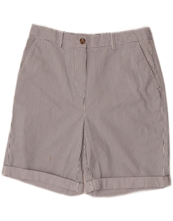 Marks & Spencer Γυναικείο σορτς Chino UK 10 Small W28 White Ripe βαμβακερό