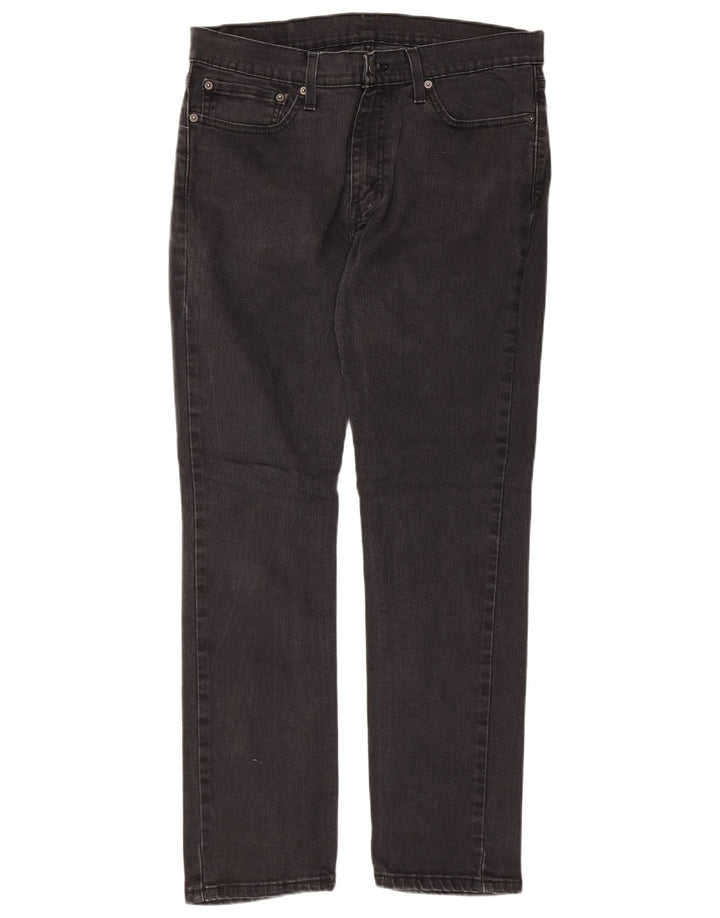 Levi's Mens 511 Slim Tapered Jeans W34 L30 Μαύρο βαμβακερό