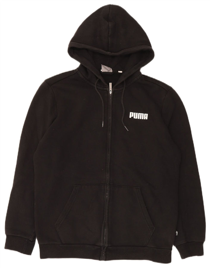 Ανδρικό πουλόβερ με κουκούλα με φερμουάρ Puma, μεσαίο μαύρο