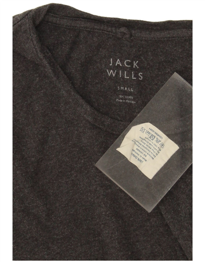 Ανδρικό μπλουζάκι JACK WILLS Μικρό βαμβακερό γκρι