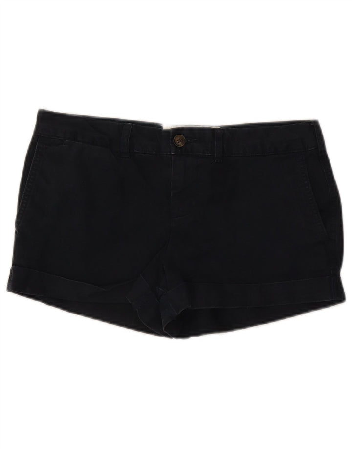 Jack Wills Γυναικείο Hot Παντελόνι UK 10 Small W32 Navy Blue