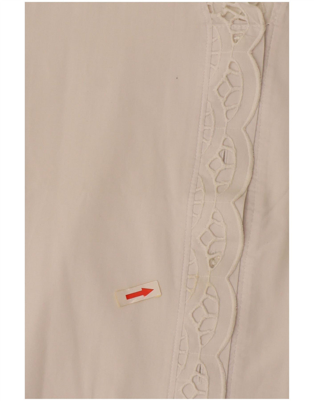 Vintage γυναικείο κοντομάνικο πουκάμισο μπλούζα EU 38 Medium White