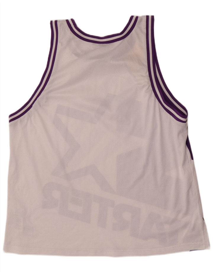 Ανδρικό γραφικό γιλέκο Starter Top Large White Colorblock Πολυεστέρας