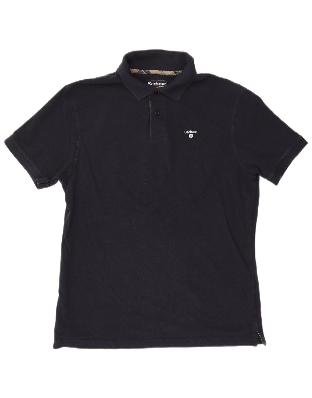 Ανδρικό μπλουζάκι πόλο Barbour XL Navy Blue Cotton