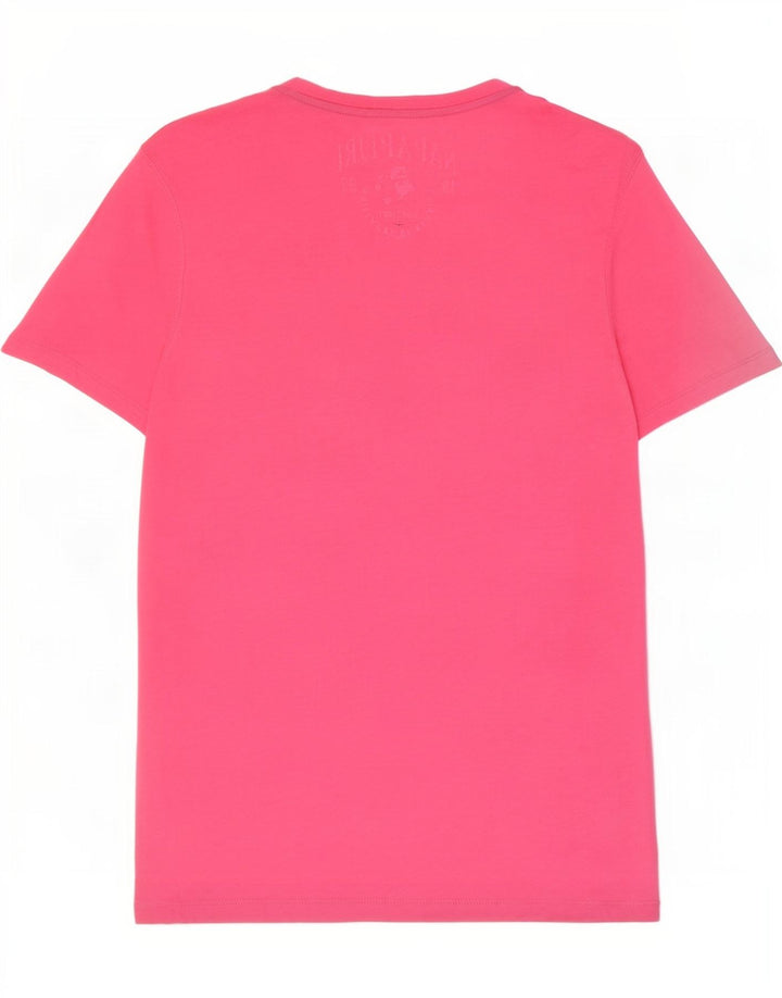 Ανδρικό γραφικό T-Shirt Napapijri Top Large Pink