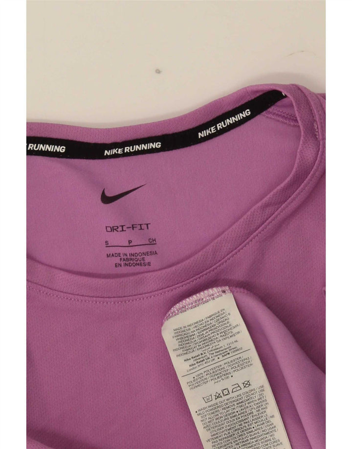 Ανδρικό T-shirt Nike Dri Fit T-shirt από μικρό μωβ πολυεστέρα