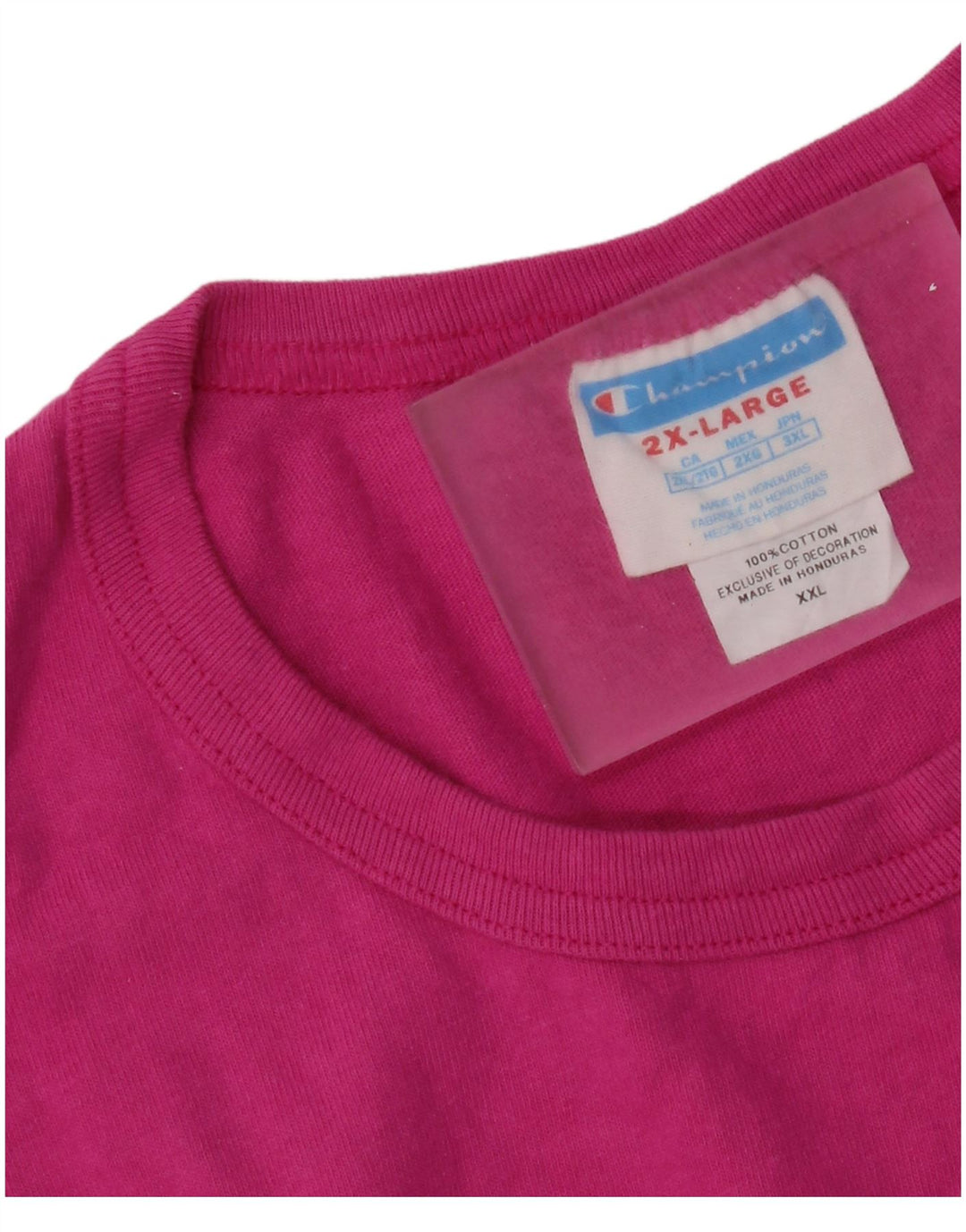 Ανδρικό γραφικό T-Shirt Champion Top 2XL Ροζ βαμβακερό