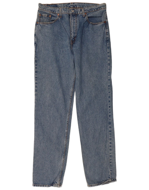 Levi's Mens 504 Straight Jeans W36 L34 Μπλε βαμβακερό