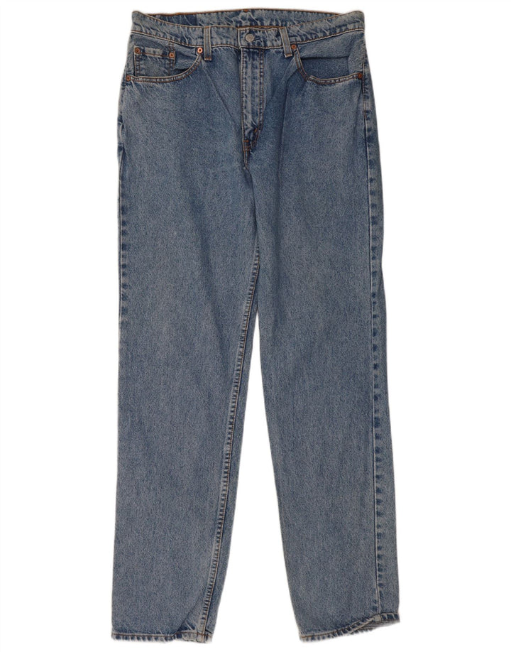 Levi's Mens 504 Straight Jeans W36 L34 Μπλε βαμβακερό