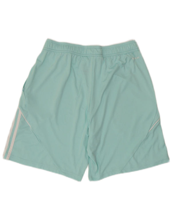 Adidas Ανδρικό Aeroready Regular Fit σορτς μεγάλο τιρκουάζ πολυεστέρα