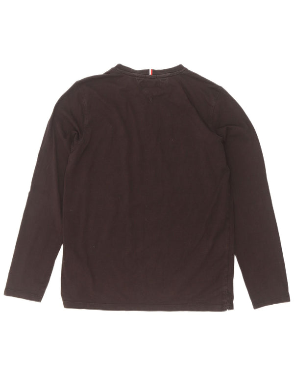 Tommy Hilfiger Boys Graphic Top Μακρυμάνικο 15-16 ετών Μαύρο Βαμβακερό