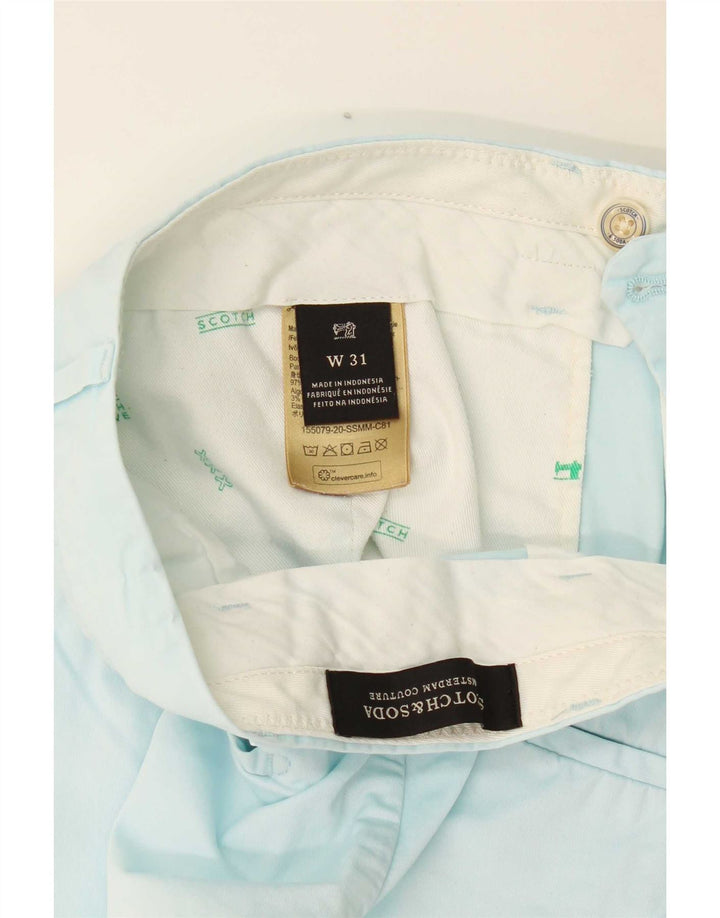 Ανδρικό σορτς Chino Scotch & Soda W31 Βαμβακερό μεσαίο μπλε