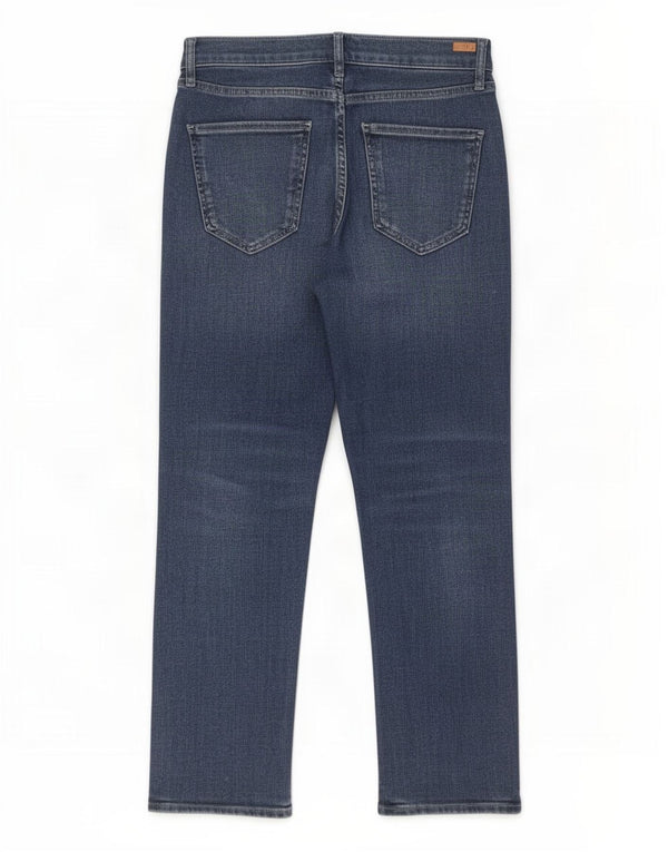 Zara Womens Cropped Jeans EU 40 Medium W30 L27 Blue Cotton