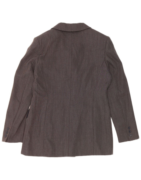 Caractere Γυναικείο σακάκι με διπλό στήθος UK 12 Medium Grey
