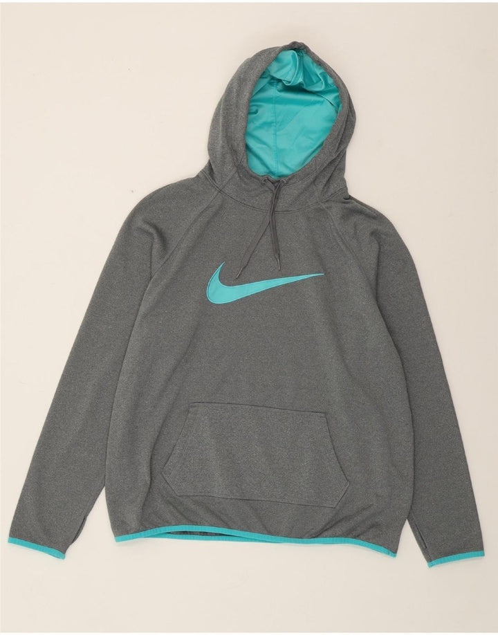 Γυναικείο γραφικό κουκούλα NIKE UK 18 XL Grey Polyester