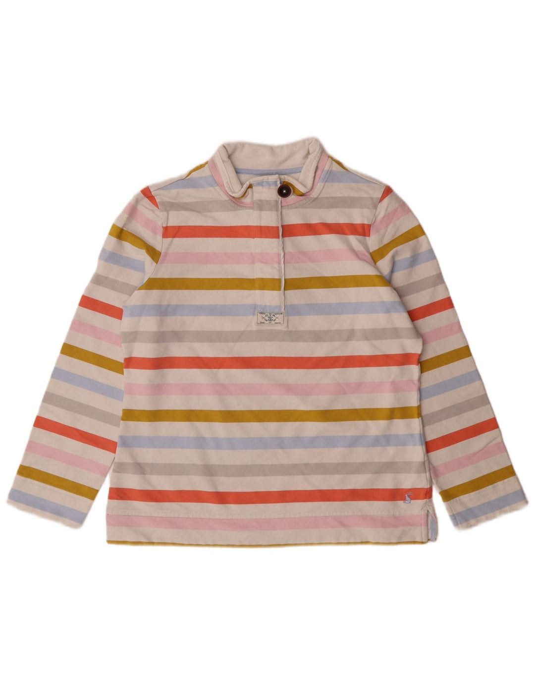 Joules Γυναικεία φούτερ Jumper UK 14 Μεγάλη πολύχρωμη ριγέ κλασική