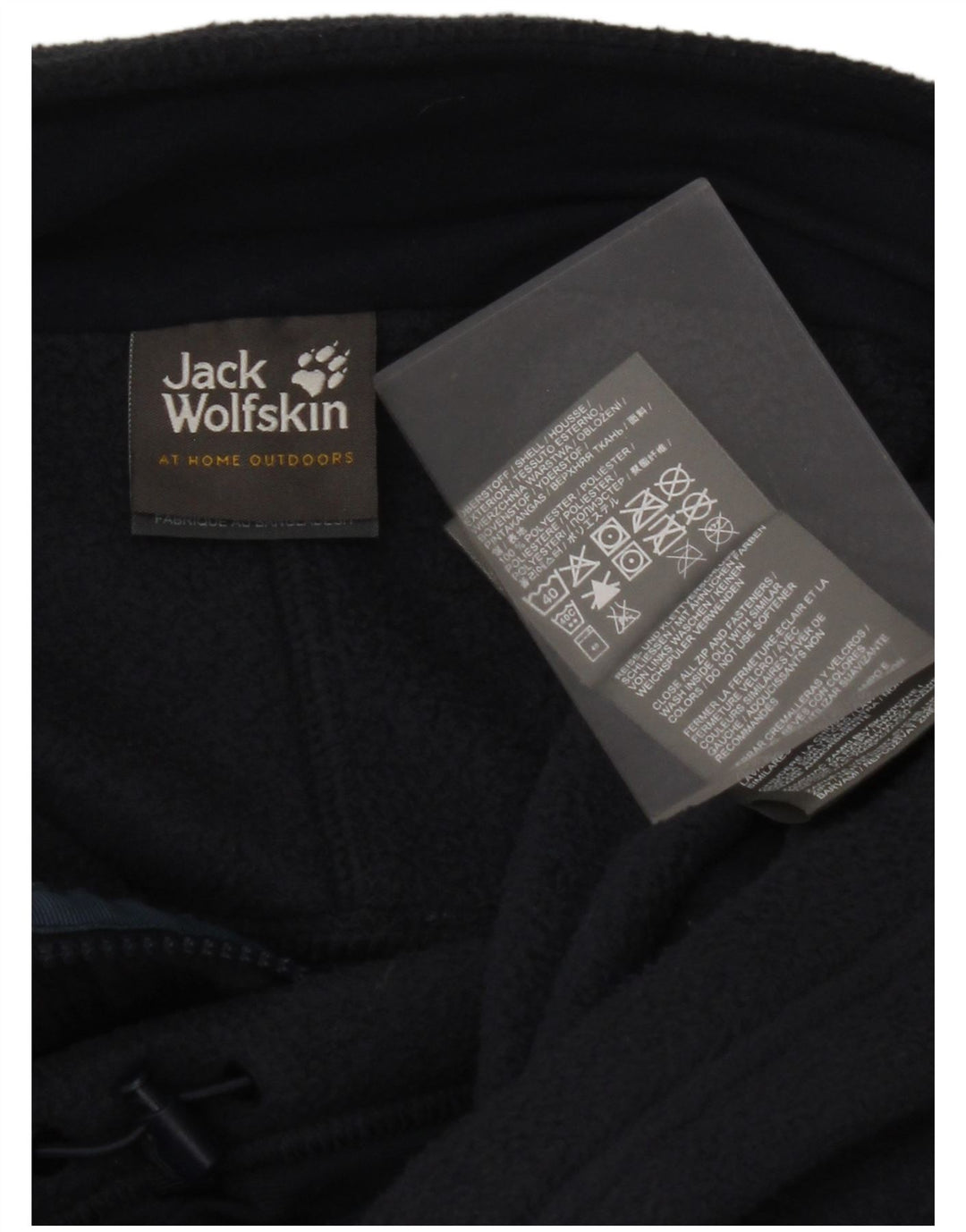 JACK WOLFSKIN Ανδρικό Fleece Jacket UK 44/46 XL Navy Blue Polyester