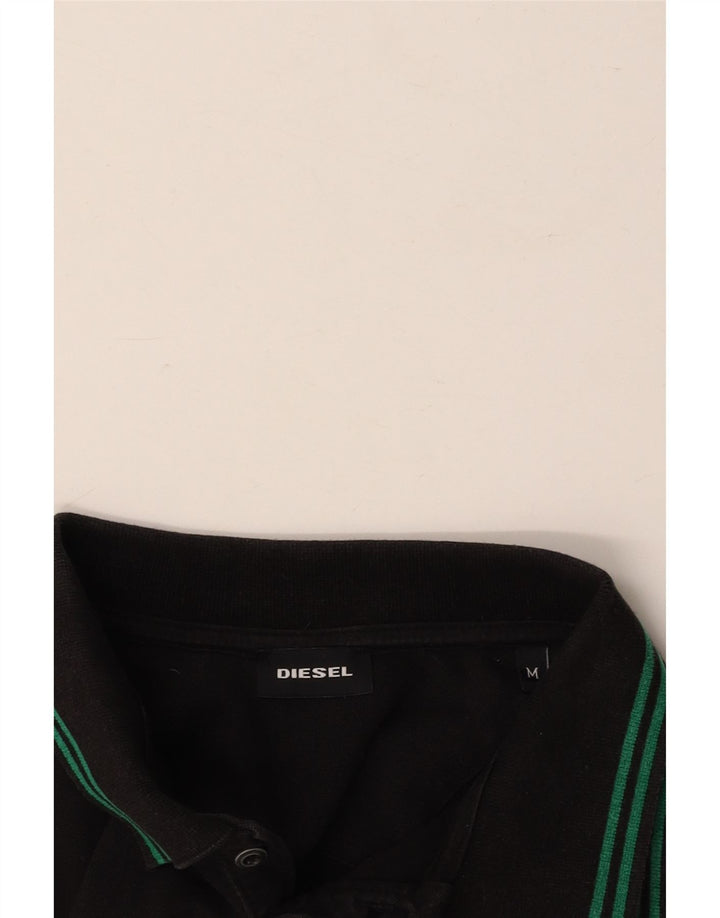 Ανδρικό μπλουζάκι πόλο DIESEL μεσαίο μαύρο