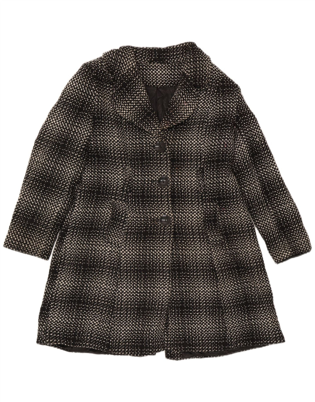 M&Co Γυναικείο Πανωφόρι UK 16 Large Black Check Acrylic