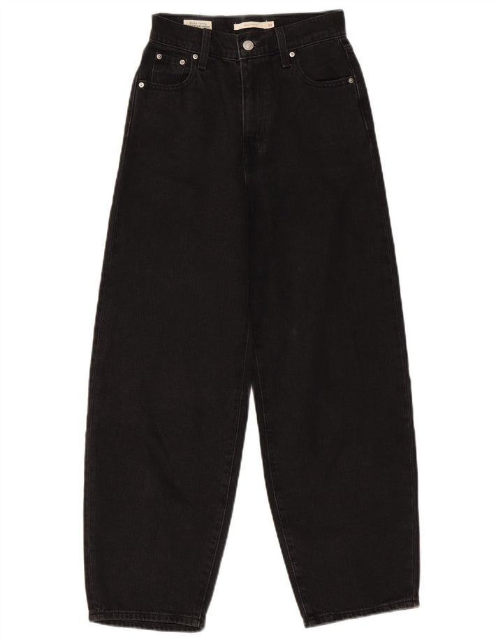 Γυναικείο μπαλόνι Levi's Loose Jeans W23 L26 Μαύρο βαμβακερό