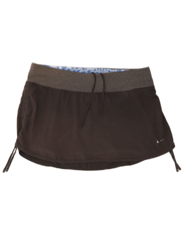 Nike Γυναικείο Sport Skort UK 14 Large Grey Colourblock Πολυεστέρας