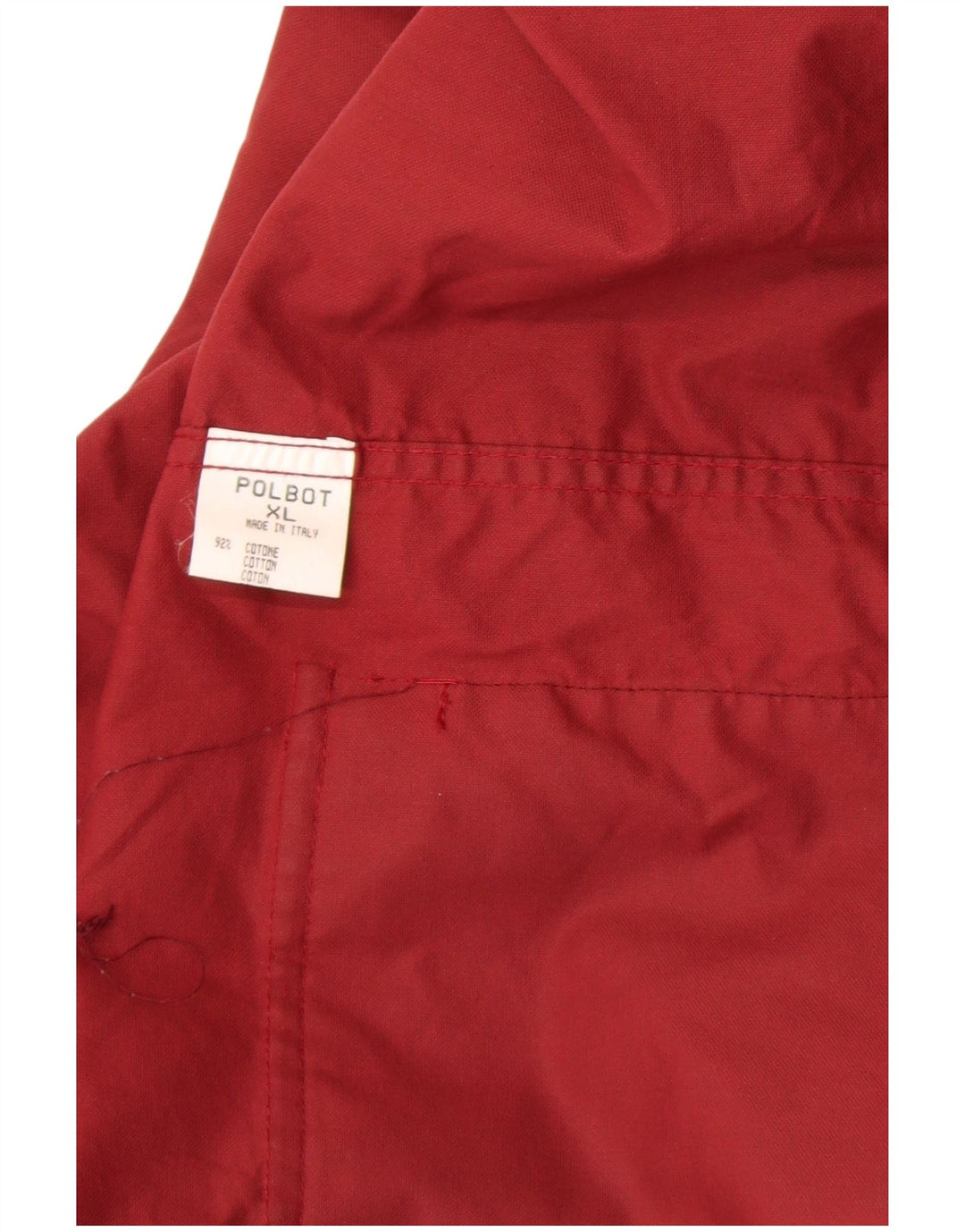Polbot Γυναικείο Utility Μπουφάν UK 18 XL Red Colourblock Βαμβακερό