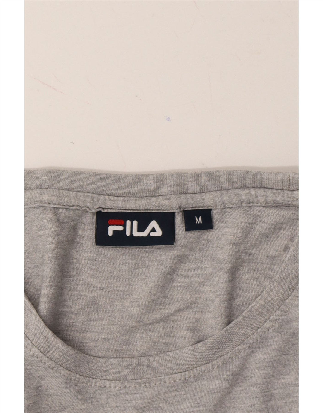 FILA Mens Graphic T-Shirt Top Medium Grey Cotton Vintage Fila and Second-Hand Fila from Messina Hembry 