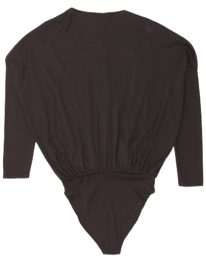 Zara Γυναικείο Ολόσωμο Ολόσωμο UK 10 Small Black Βαμβακερό