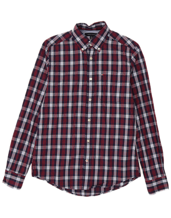 Ανδρικό πουκάμισο Tommy Hilfiger XS Navy Blue Check