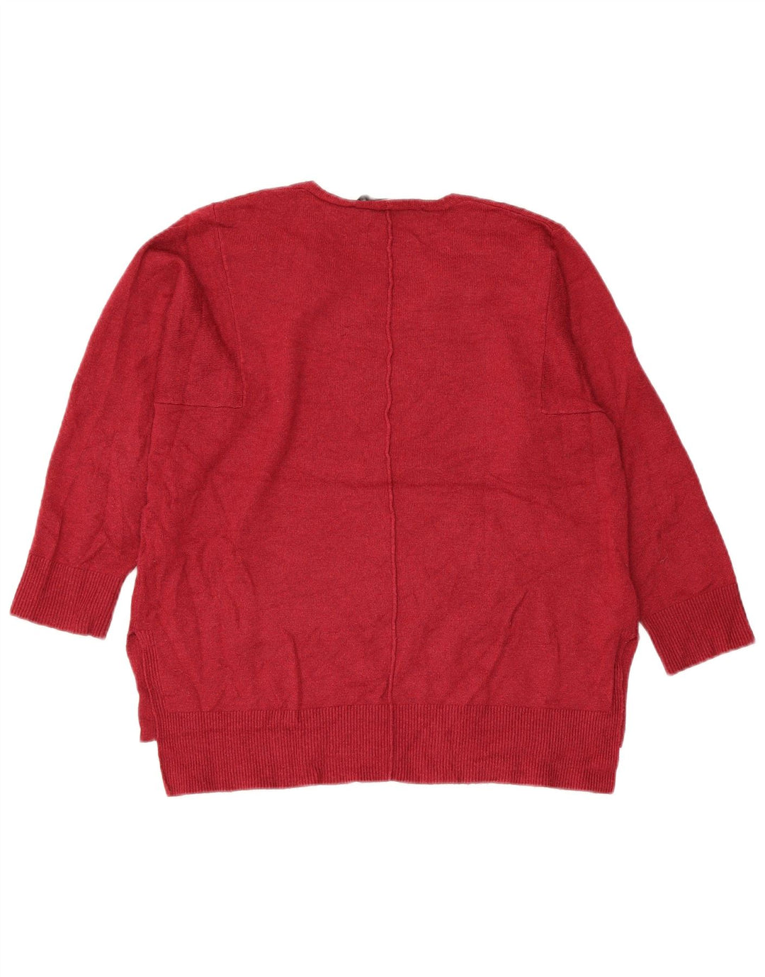 ΓΑΛΛΙΚΗ ΣΥΝΔΕΣΗ Γυναικείο πουλόβερ με λαιμόκοψη με V λαιμόκοψη UK 10 Small Burgundy