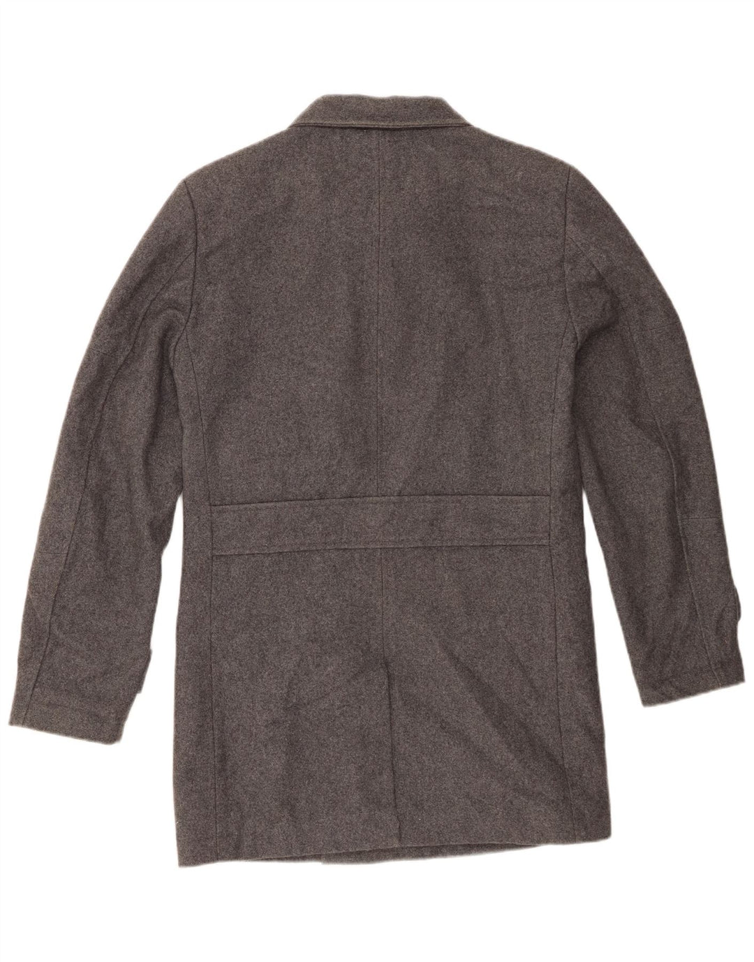 French Connection Ανδρικό παλτό μπιζελιού UK 36 Small Grey Wool