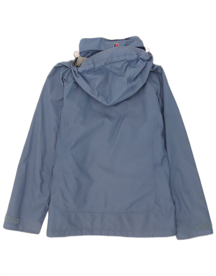 Berghaus Γυναικείο μπουφάν βροχής με κουκούλα UK 12 Medium Blue Nylon