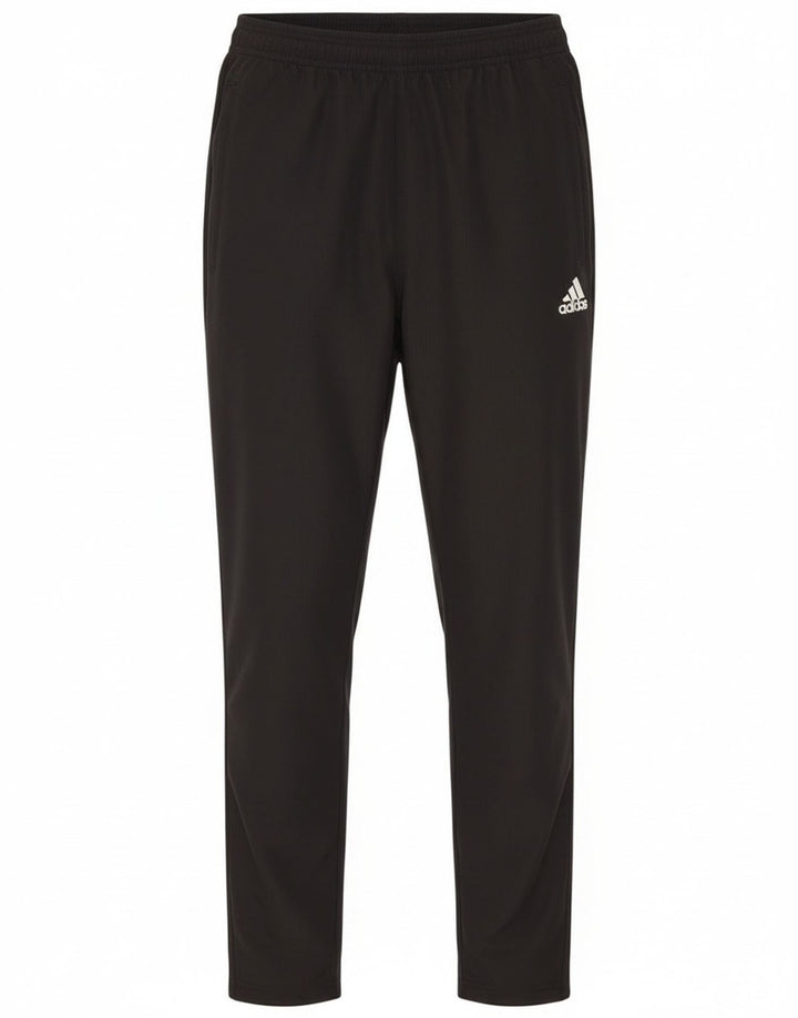 Ανδρική αθλητική φόρμα Adidas Climalite, μεσαίο μαύρο πολυεστέρα