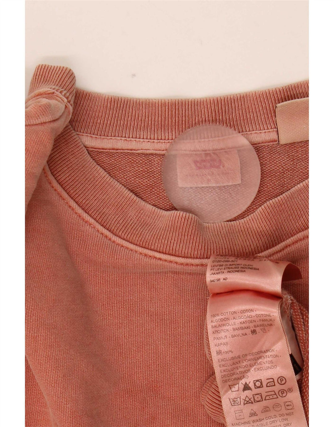 Γυναικείο φούτερ Levi's Oversized Jumper UK 14 Μεσαίο κόκκινο βαμβακερό