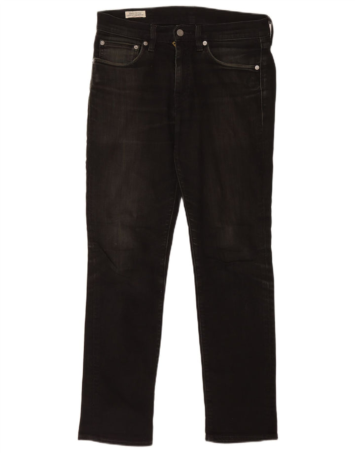 Ανδρικό τζιν Levi's Slim W31 L29 Μαύρο βαμβακερό