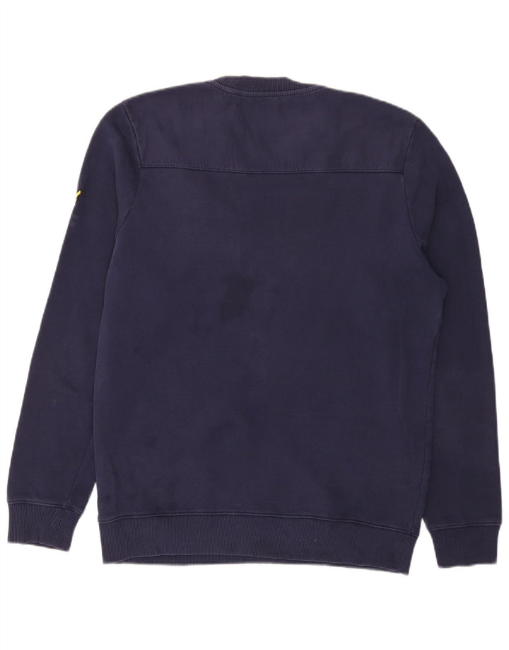 Ανδρική φούτερ LYLE & SCOTT Jumper Medium Navy Blue Cotton