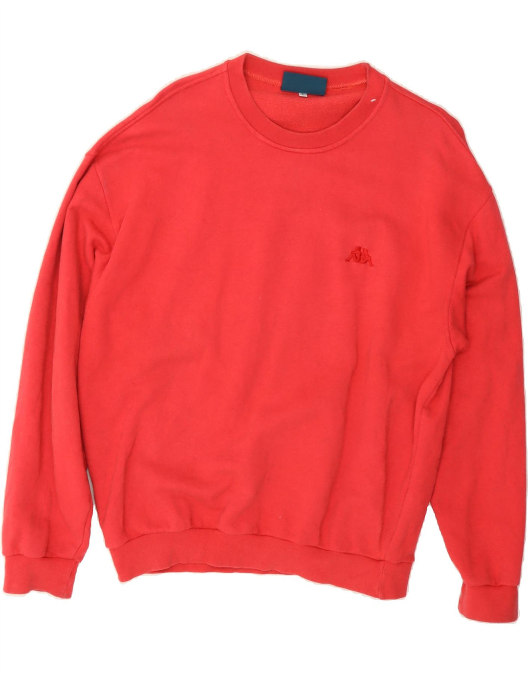 KAPPA Mens Sweatshirt Jumper Large Red Cotton Vintage Kappa and Second-Hand Kappa from Messina Hembry 