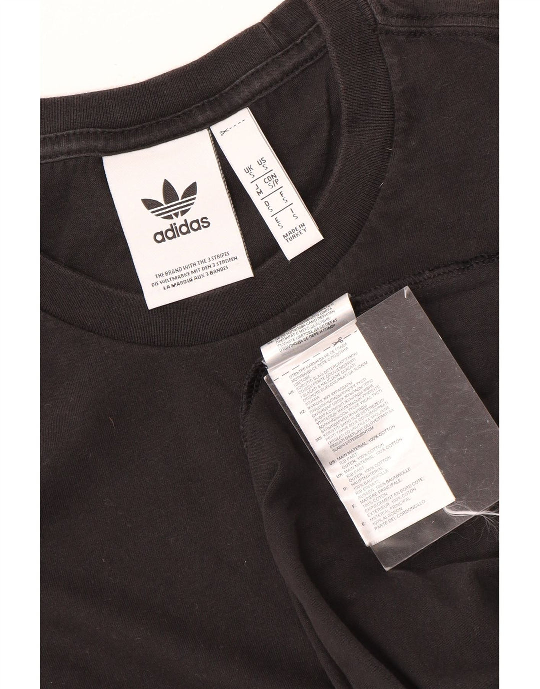 Ανδρικό T-Shirt Adidas Top Μικρό μαύρο βαμβακερό