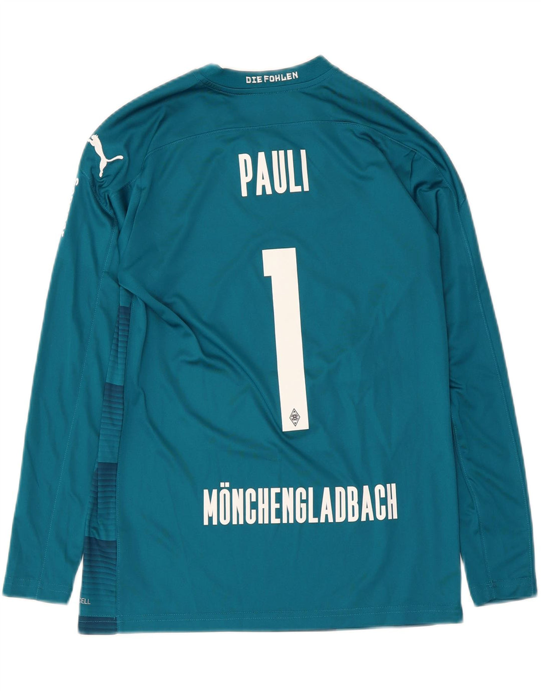 Puma Boys BVB Dortmund Graphic Top Μακρύ μανίκι 13-14 ετών Μπλε γεωμετρικό