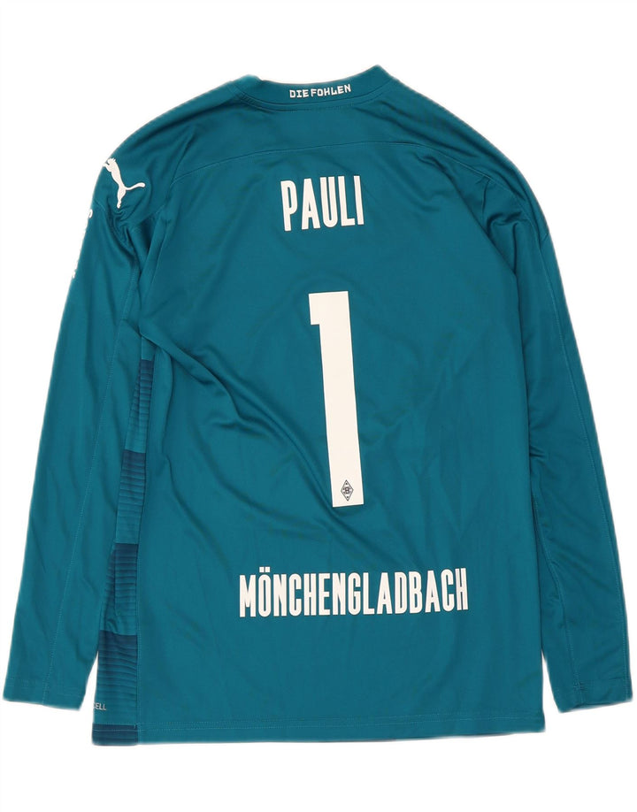 Puma Boys BVB Dortmund Graphic Top Μακρύ μανίκι 13-14 ετών Μπλε γεωμετρικό