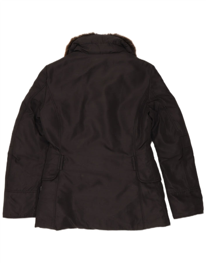 PEUTEREY Γυναικείο μπουφάν UK 16 Large Black Polyamide