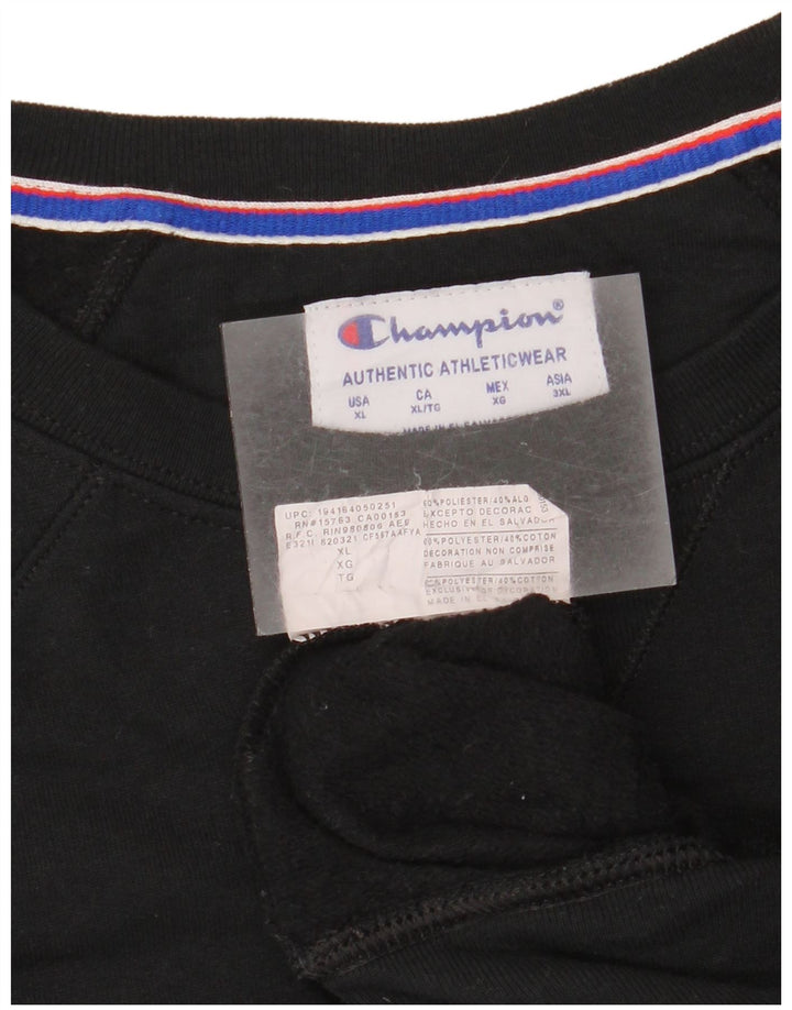 CHAMPION Γυναικείο Γραφικό Φούτερ Jumper UK 18 XL Μαύρο