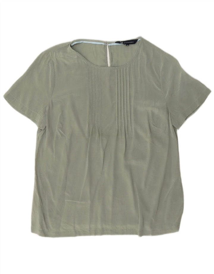 Γυναικεία μπλούζα Crew Clothing Top UK 12 Medium Green Silk