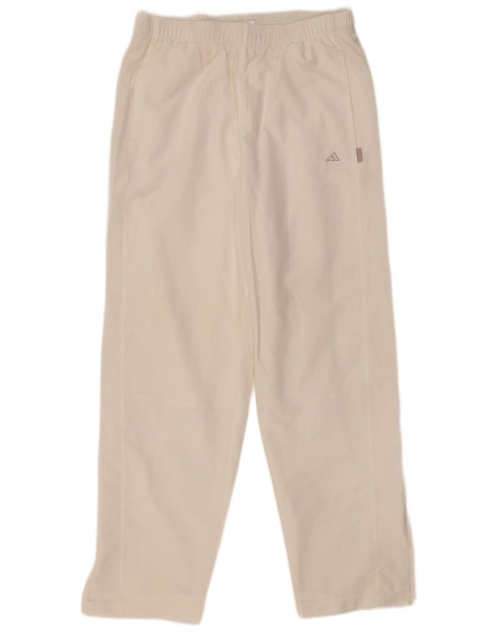 Γυναικεία αθλητική φόρμα Adidas Παντελόνι UK 14 Large White Polyester